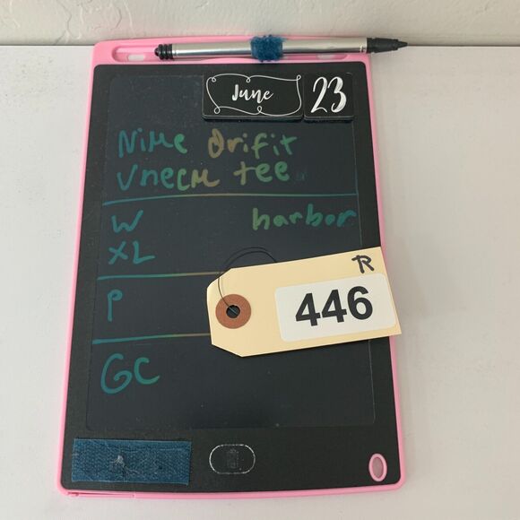 Nike Dri Fit V Neck Tee Womens XL Extra Large Harbor Vented Performance Shirt - Picture 11 of 12